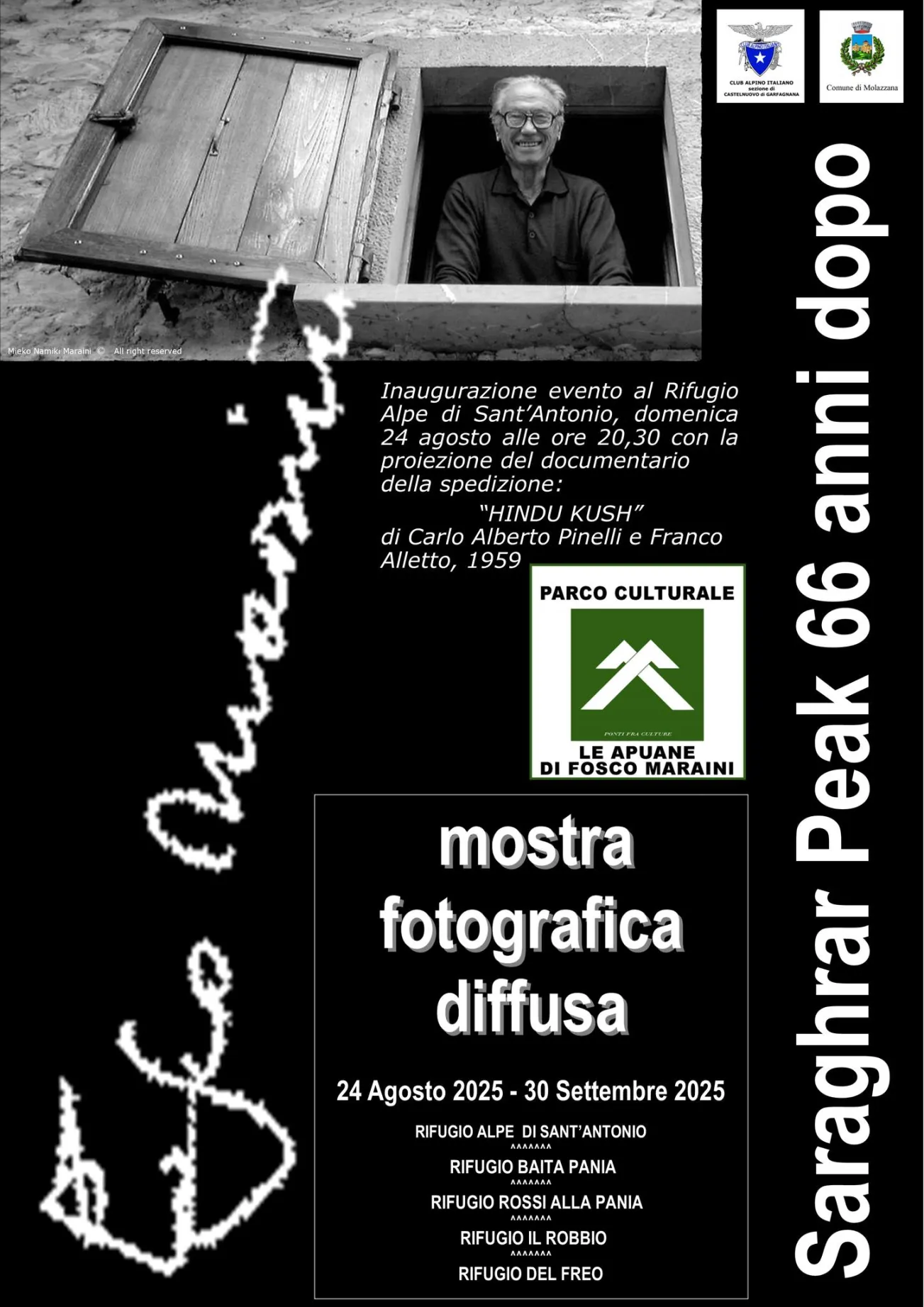 Scopri di più sull'articolo Mostra fotografica diffusa “Saraghrar Peak 66 anni dopo”