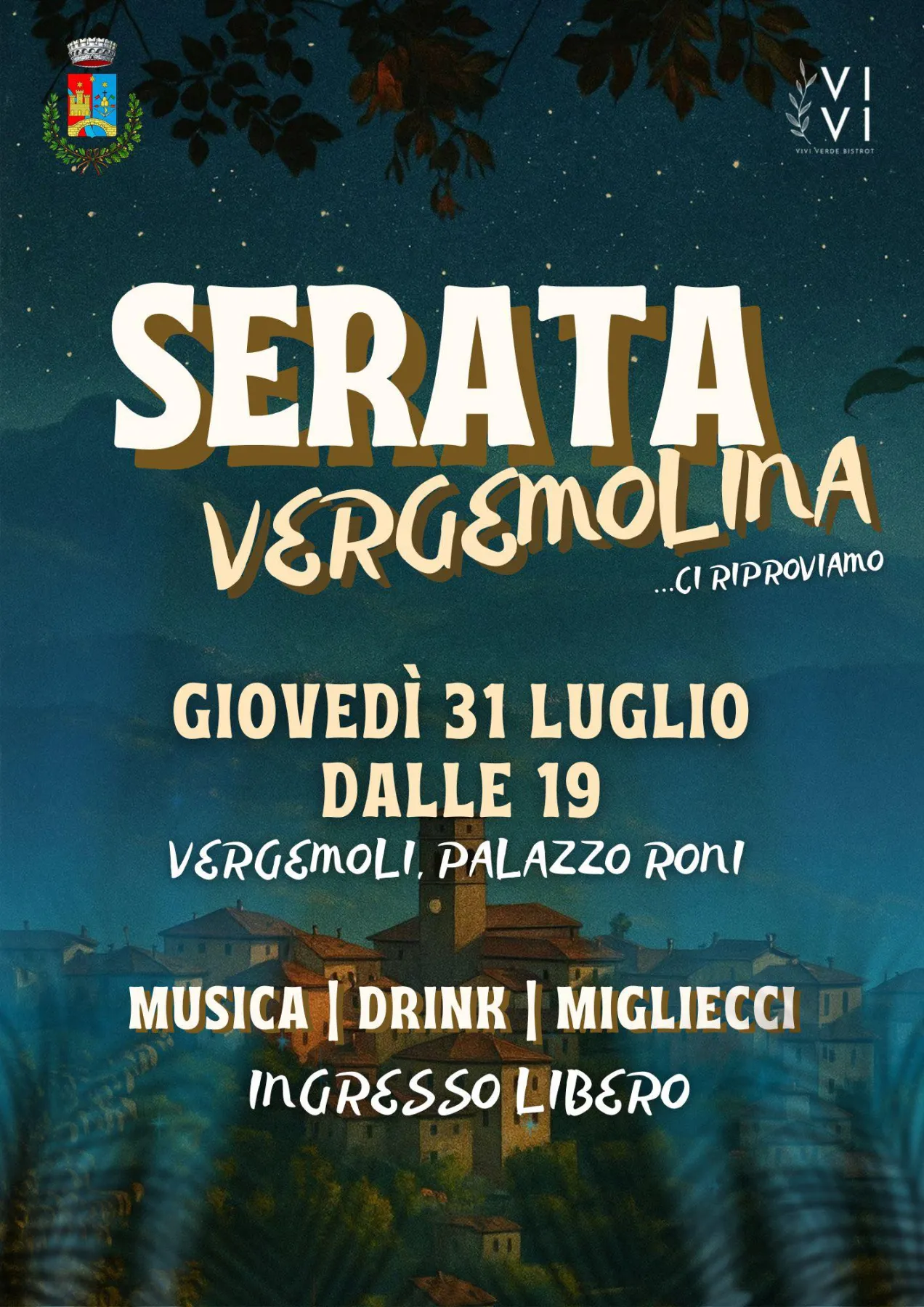 Scopri di più sull'articolo Serata Vergemolina